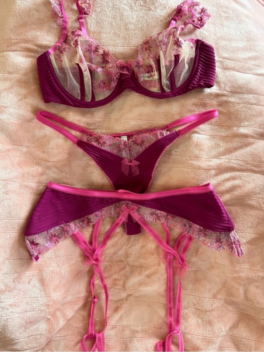 NWOT For Love and Lemons Ophelie Lingerie Set - Picture 5 of 5